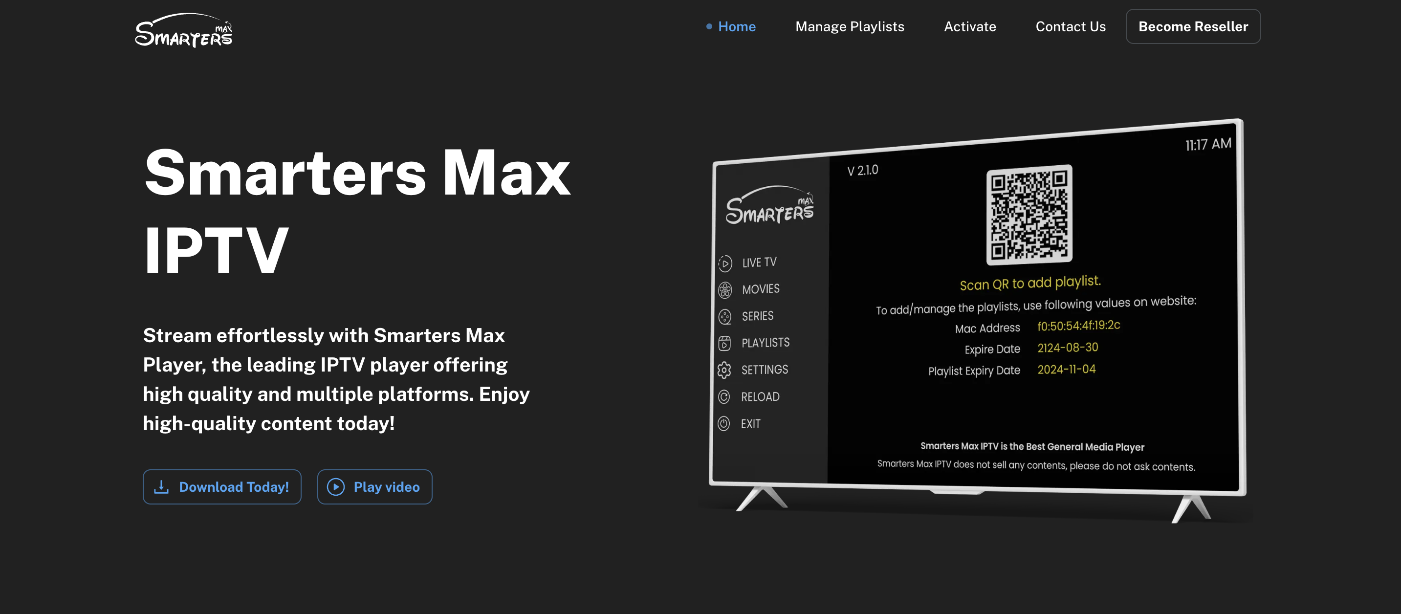 Smarters Max IPTV